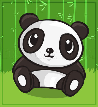 How To Draw A Cute Panda Step By Step Drawing Guide By Dawn Dragoart Com