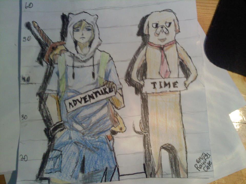 Finn And Jake Drawing By Musicartdance3 Dragoart