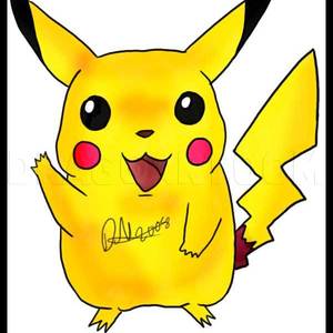 Pikachu Lightning Drawing