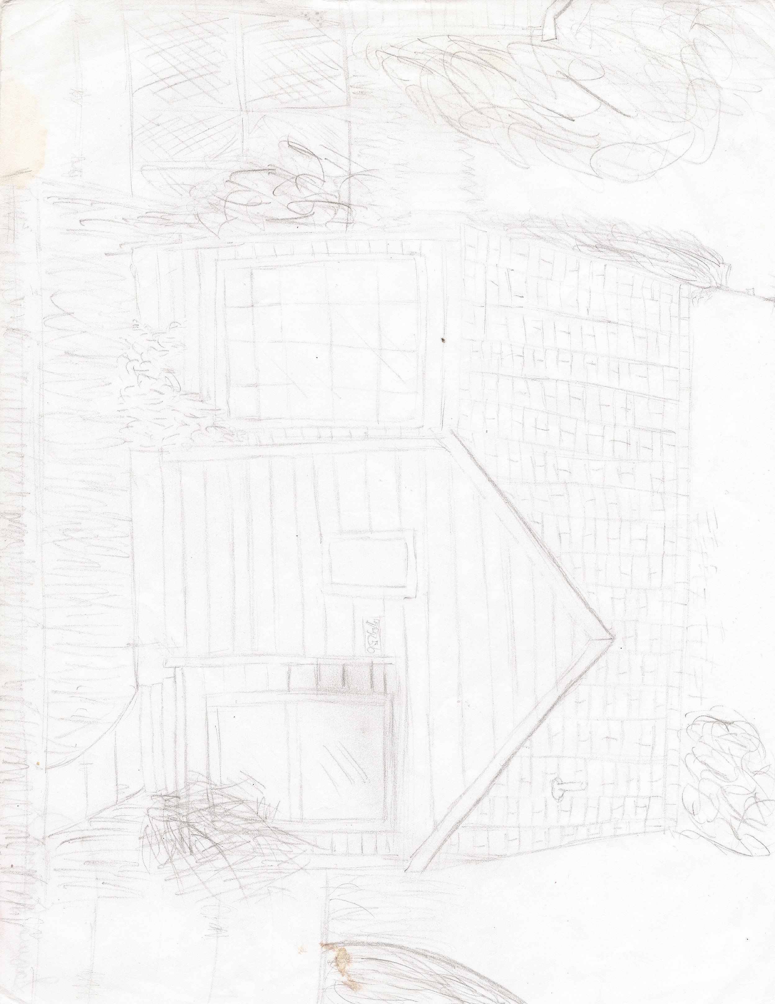 House Across The Street Drawing By Stixz Dragoart Com