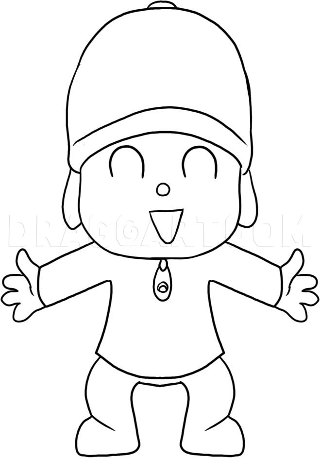 COMO DESENHAR POCOYO / HOW TO DRAW POCOYO