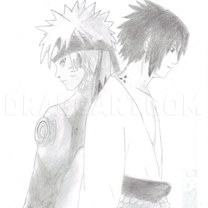 Drawing/Naruto/pencil sketch (step by step) Udaydeepta art's 