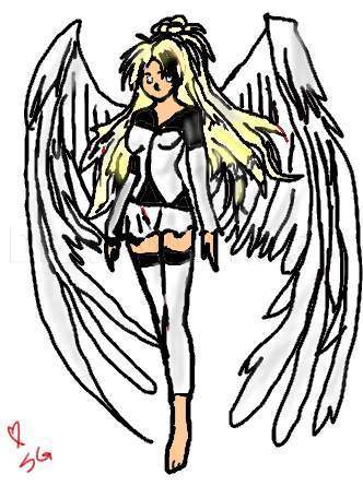 easy anime angel drawings