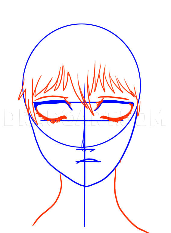 How To Draw An Anime Face For Beginners by Dawn, dragoart.com