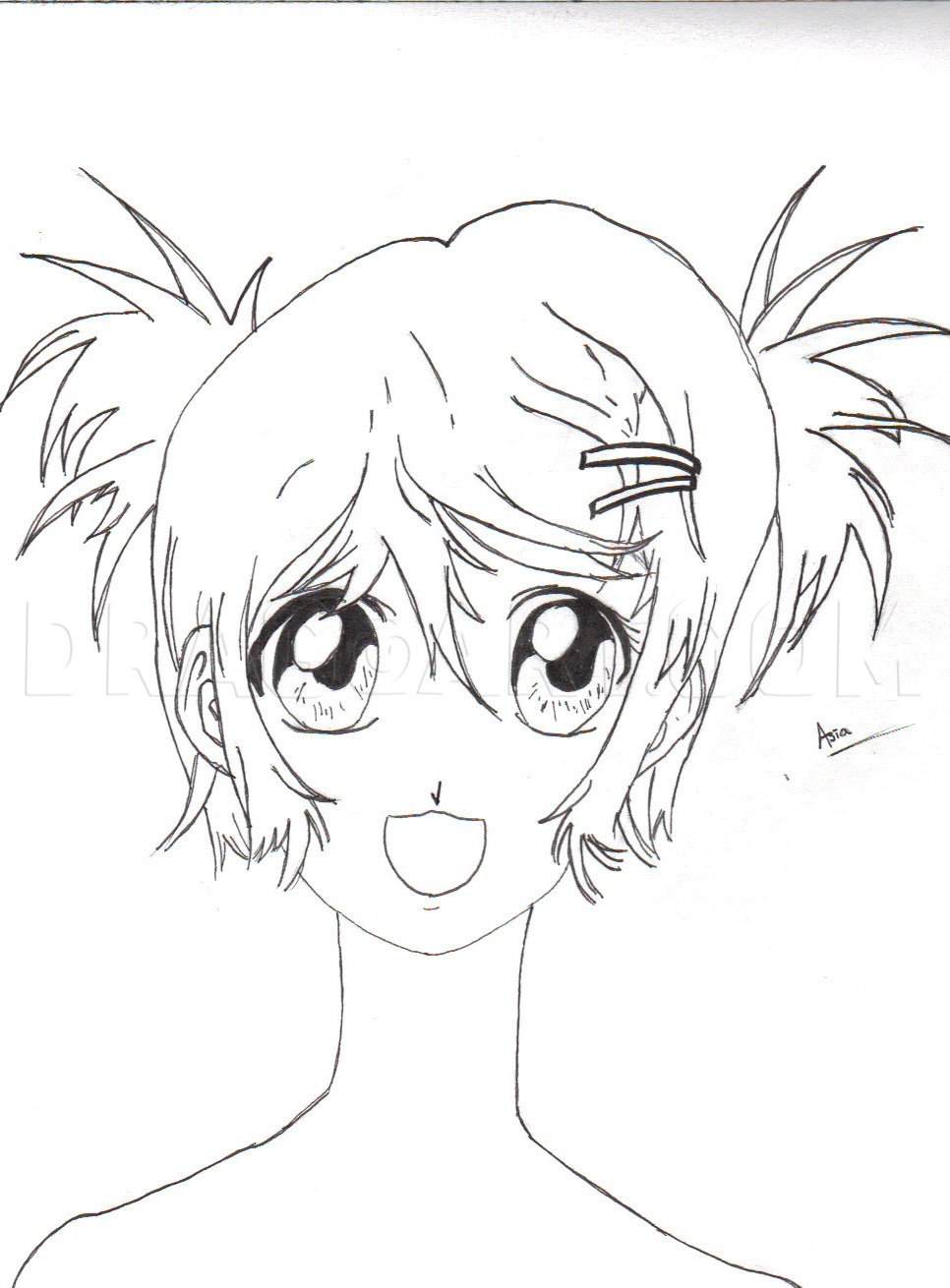 How to Draw a Shoujo Head