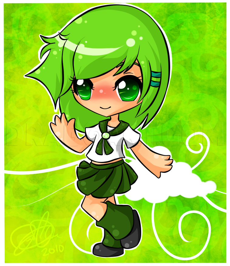 dragoart chibi girl