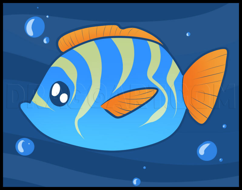 How to Draw a Fish for Kids