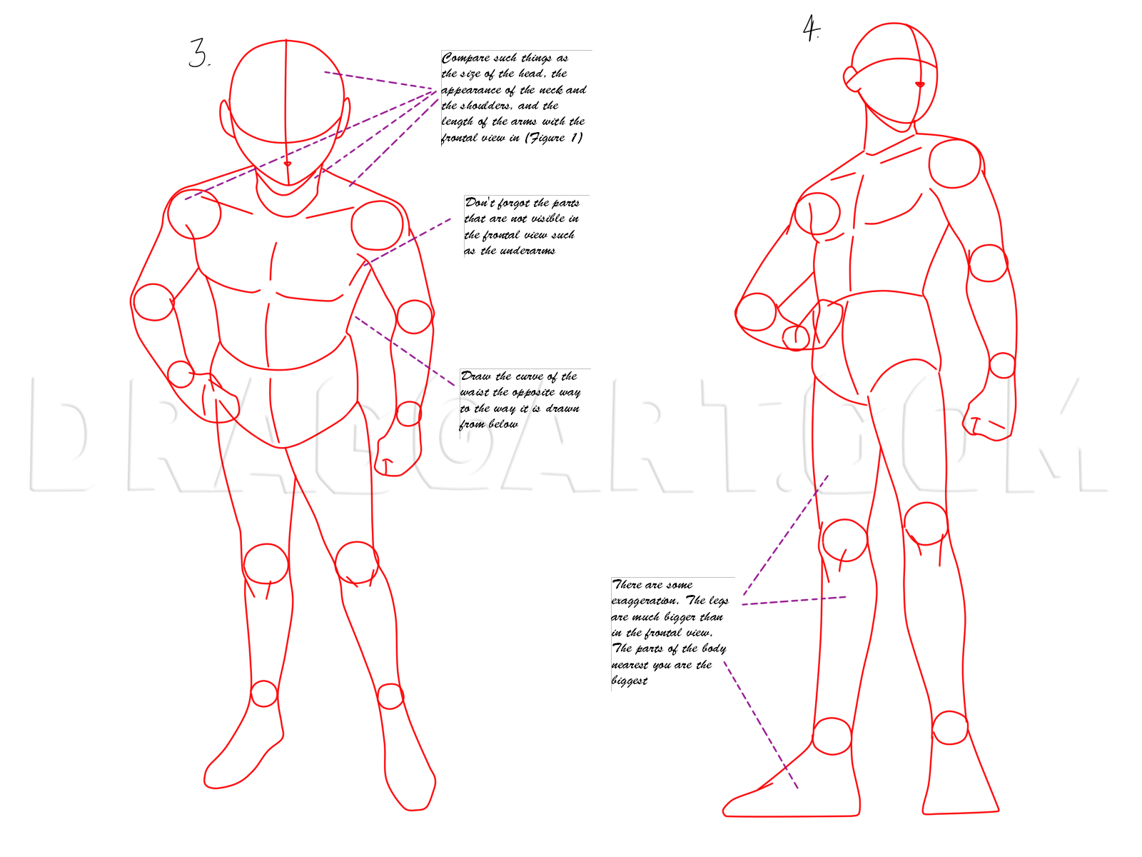 4 Basic Anime Poses (Anime Art Techniques)