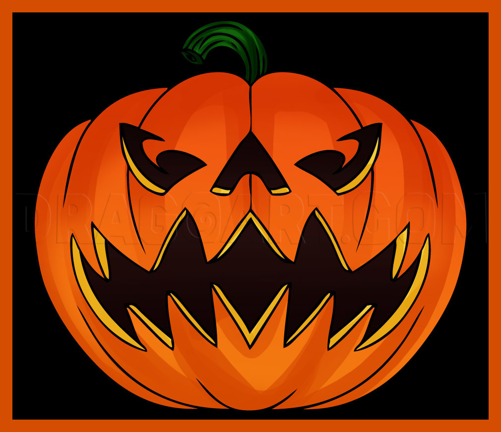 simple but scary jack o lantern designs