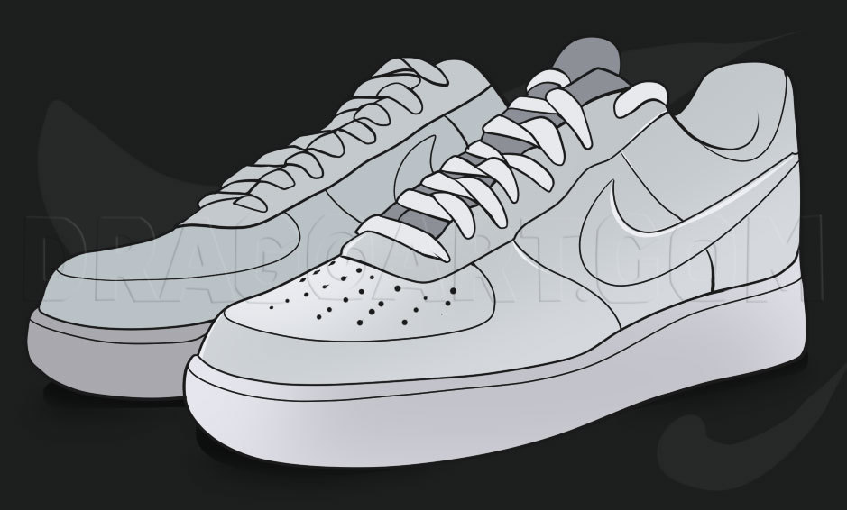 Nike air clearance force 1 sketch