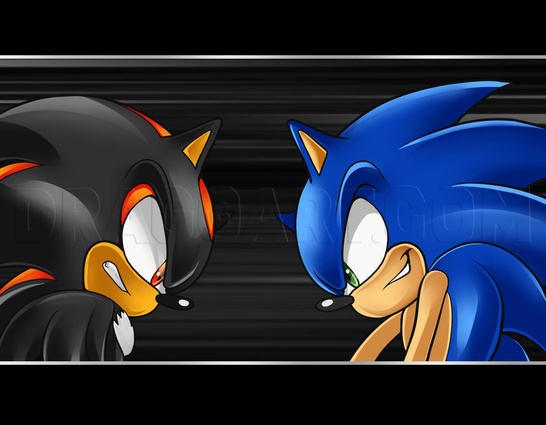 sonic x sonic vs shadow