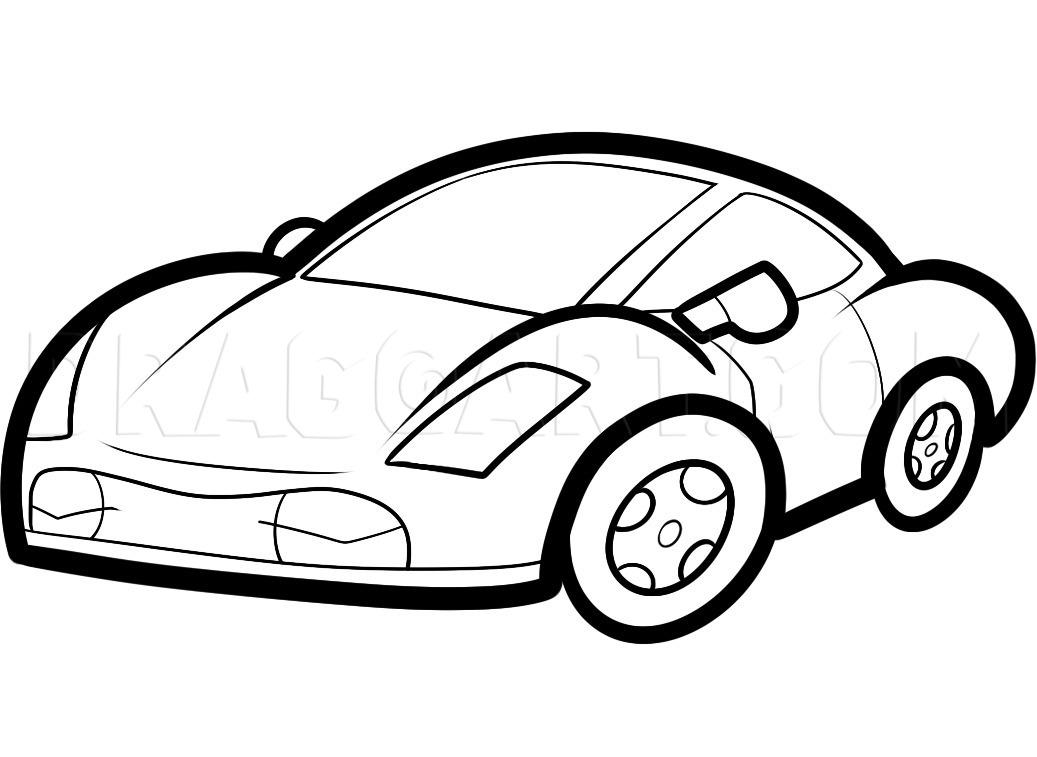 Learn to Draw a Ferrari - KidzeZone