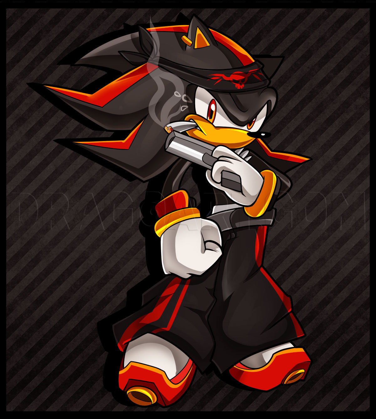 Shadow the Hedgehog Draw Fanart of a Character