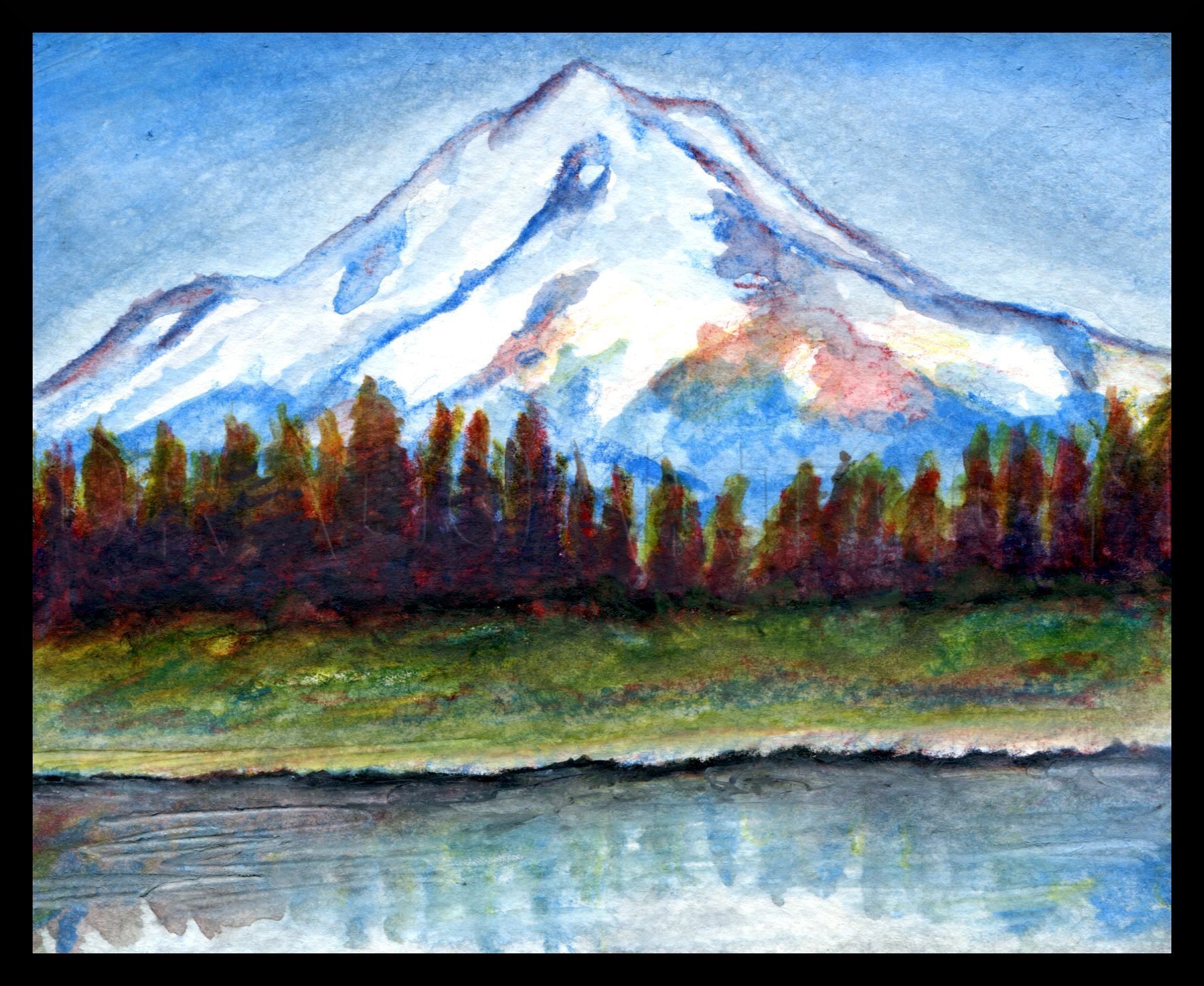 Featured image of post View 24 Mountain Drawing Easy With Color