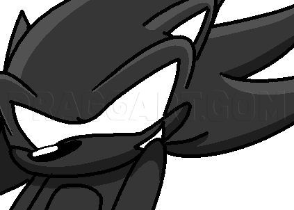 How To Draw Dark Sonic 