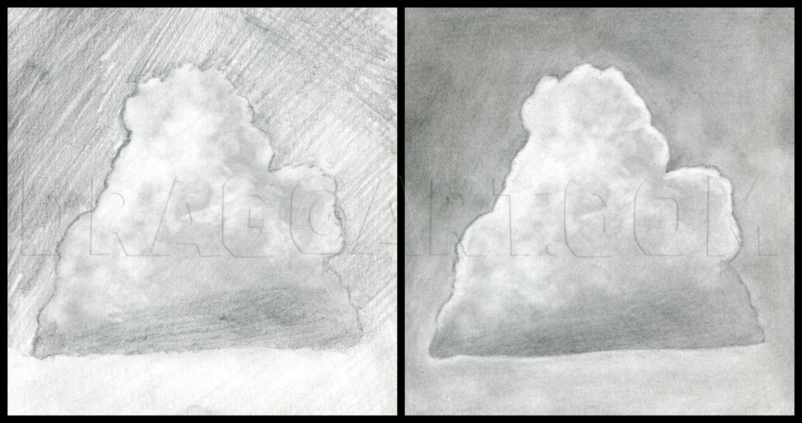 how to draw realistic clouds