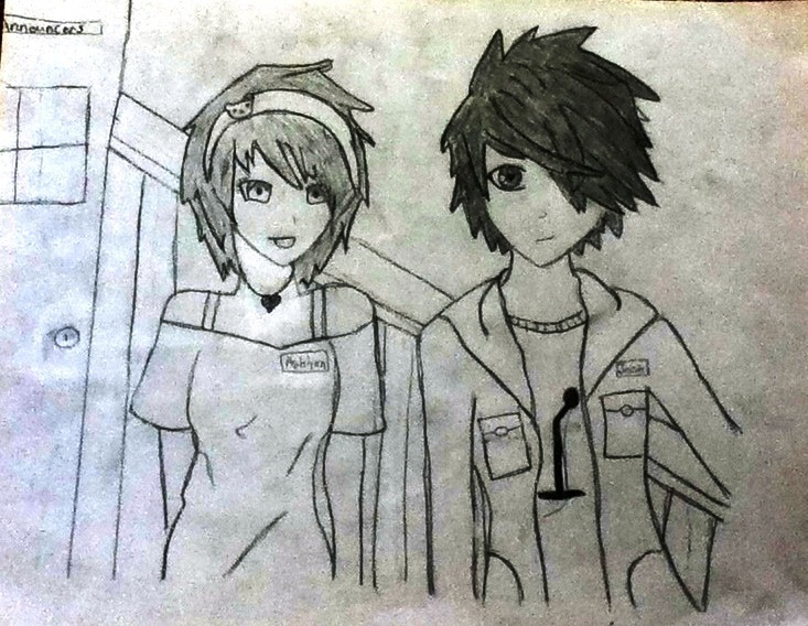 Anime boy and girl