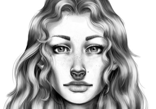 how to draw a girl face realistically step by step