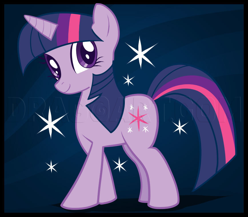 How To Draw Princess Twilight Sparkle