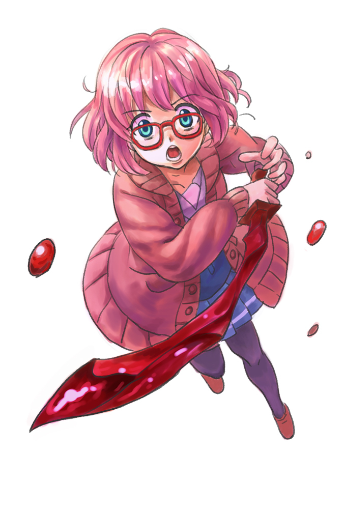 Mirai Kuriyama - Kyoukai no Kanata Fanart : r/anime