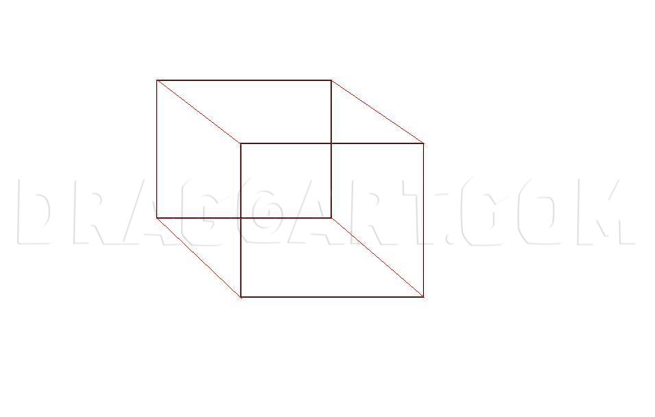 How To Draw A 3d Cube Step By Step Drawing Guide By Conkaa2697 Dragoart Com