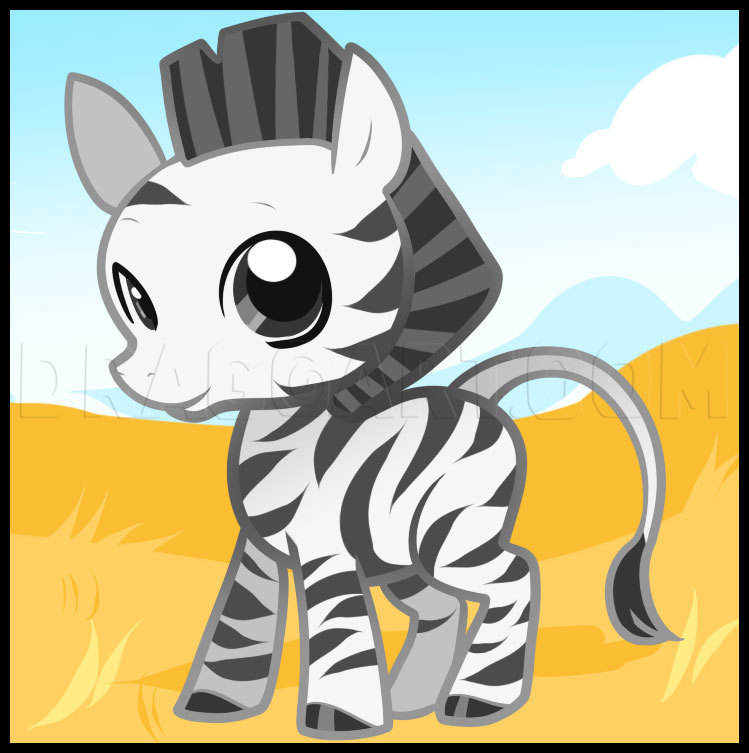 zebra drawings for kids