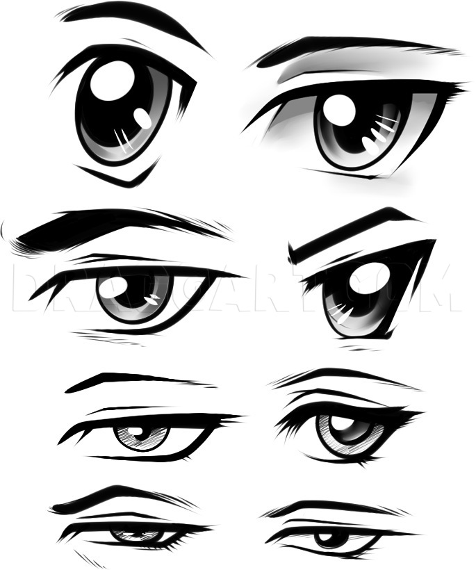 anime male eyes