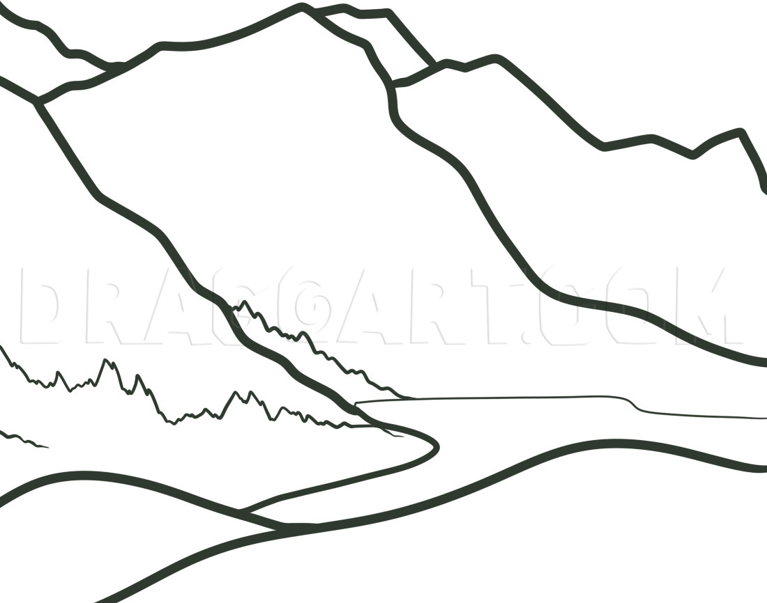 Featured image of post How To Draw A Mountain Landscape Easy