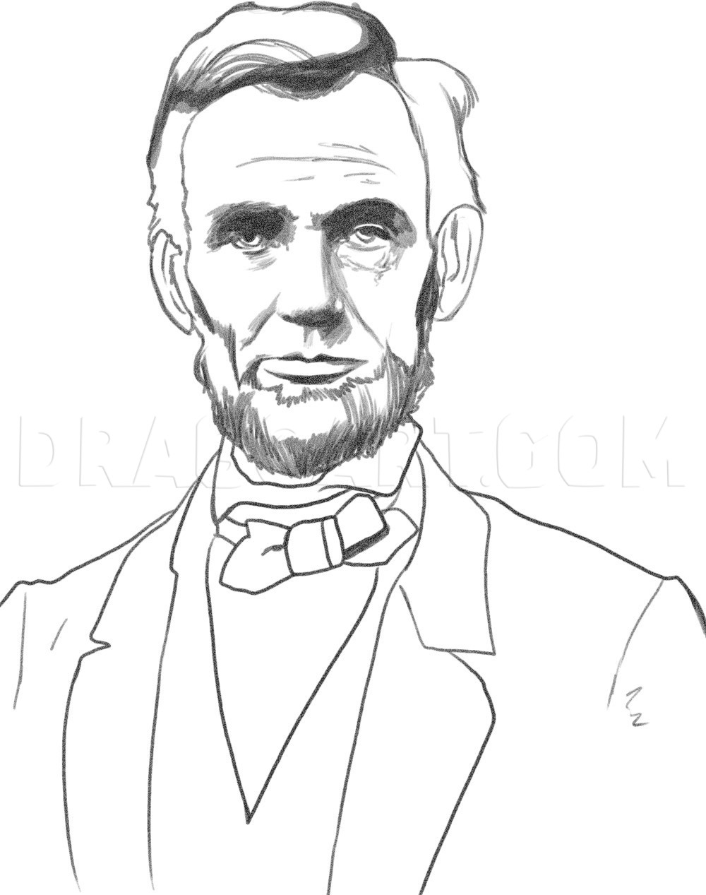 Featured image of post Abraham Lincoln Drawing Easy Kids and beginners alike can now draw a great looking abraham lincoln