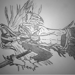 I drew vasto lorde Ichigo. How is it?