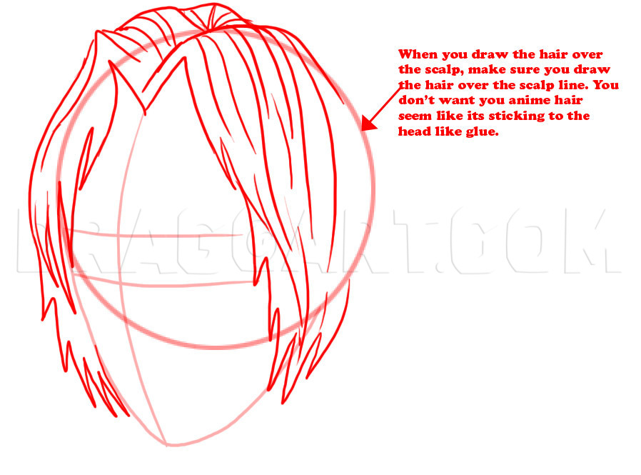 How To Draw Male Hair Styles Step By Step Drawing Guide By Dawn Dragoart Com