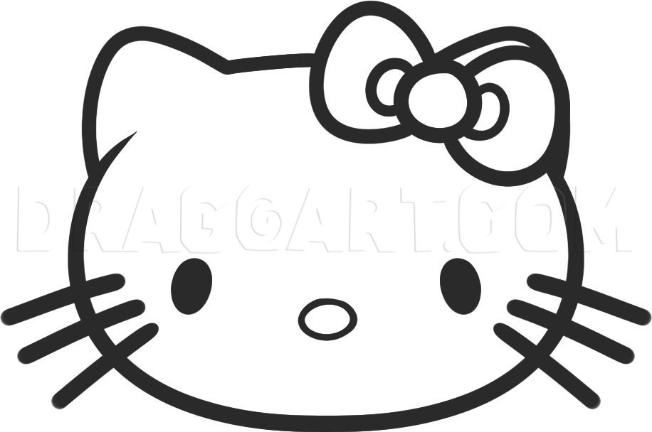 How to Draw Hello Kitty Easy