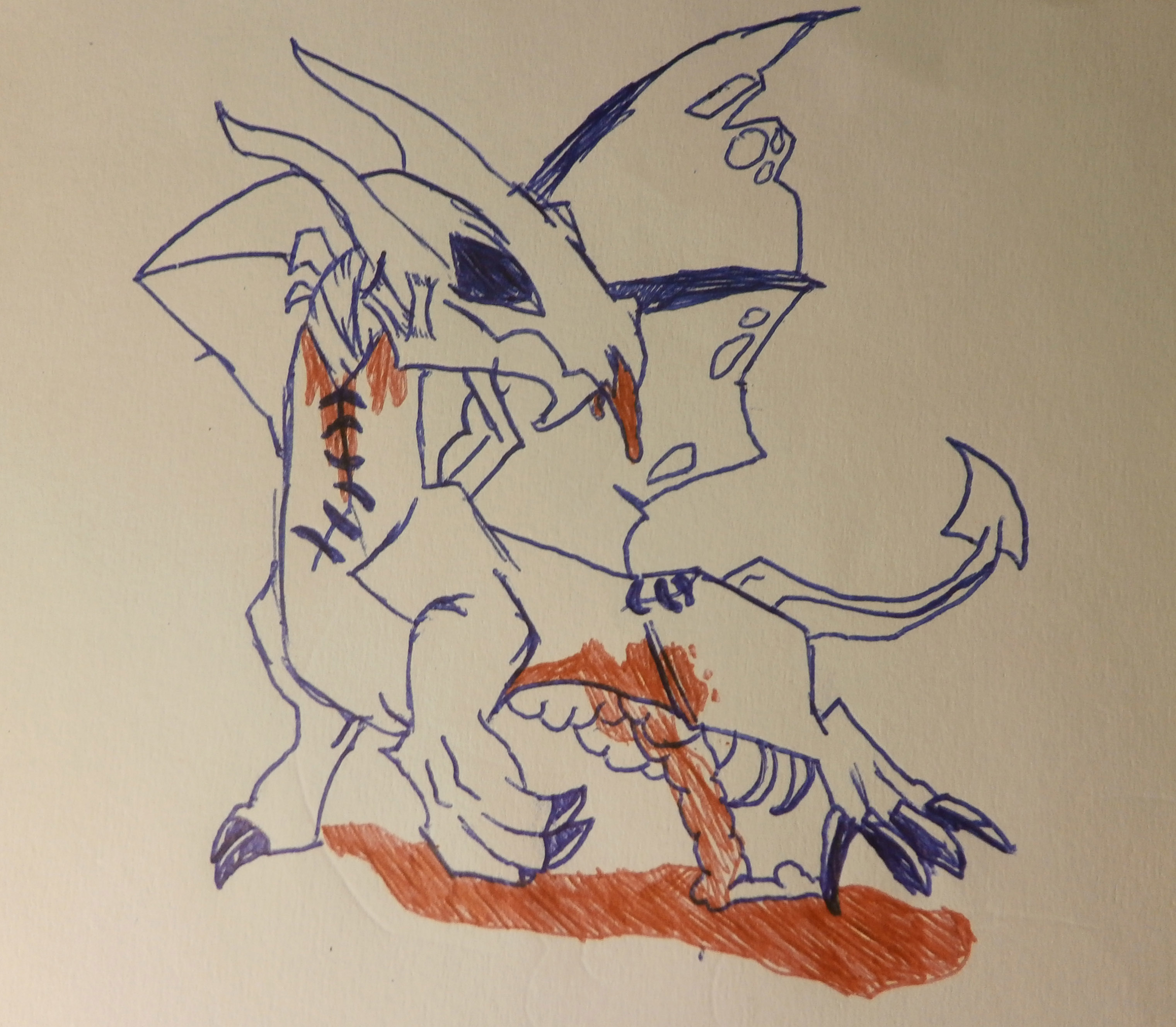 Zombie Dragon Drawing by hoodster | dragoart.com