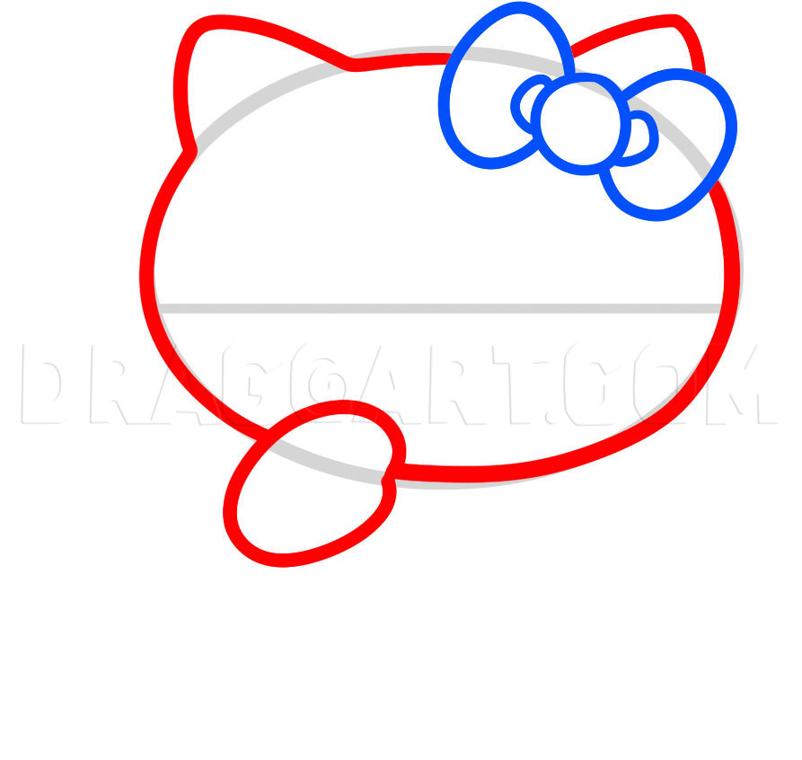 How To Draw Mermaid Hello Kitty, Step by Step, Drawing Guide, by Dawn -  DragoArt