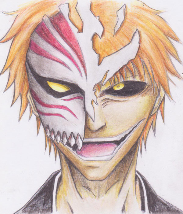 Ichigo Kurosaki From Bleach Drawing by angelid - DragoArt