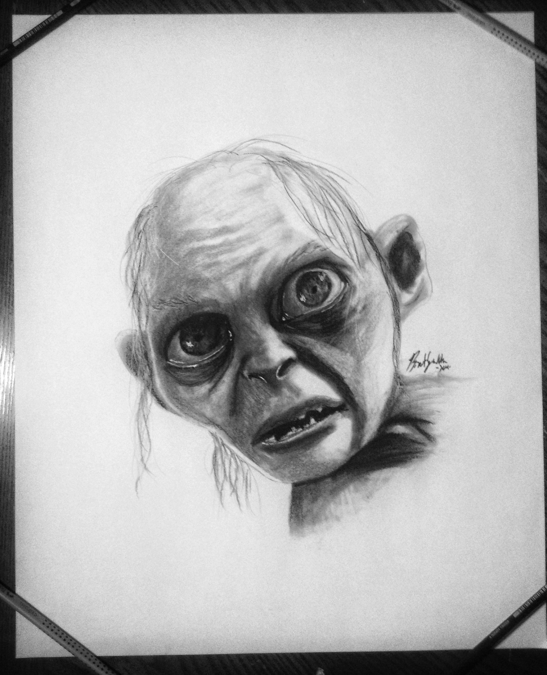 Gollum drawing