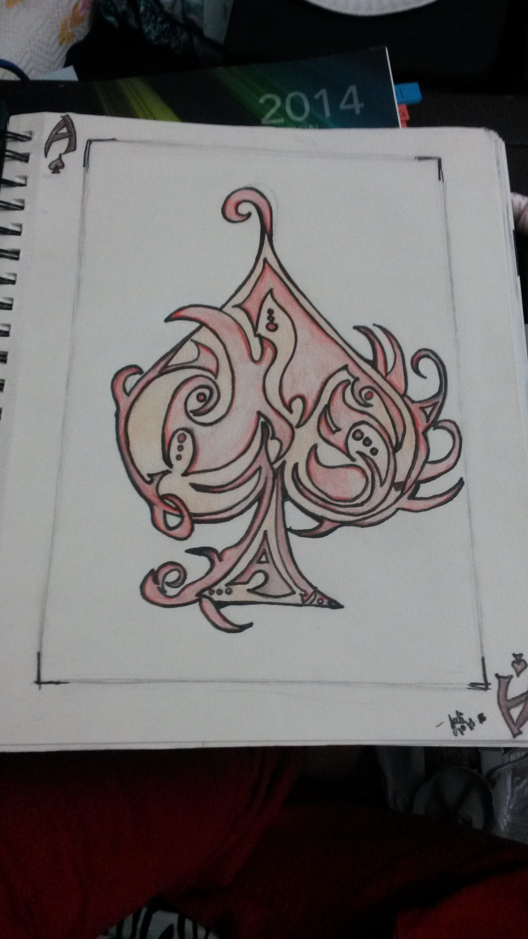 Tribal Ace Drawing By Jpost2394 Dragoart Com