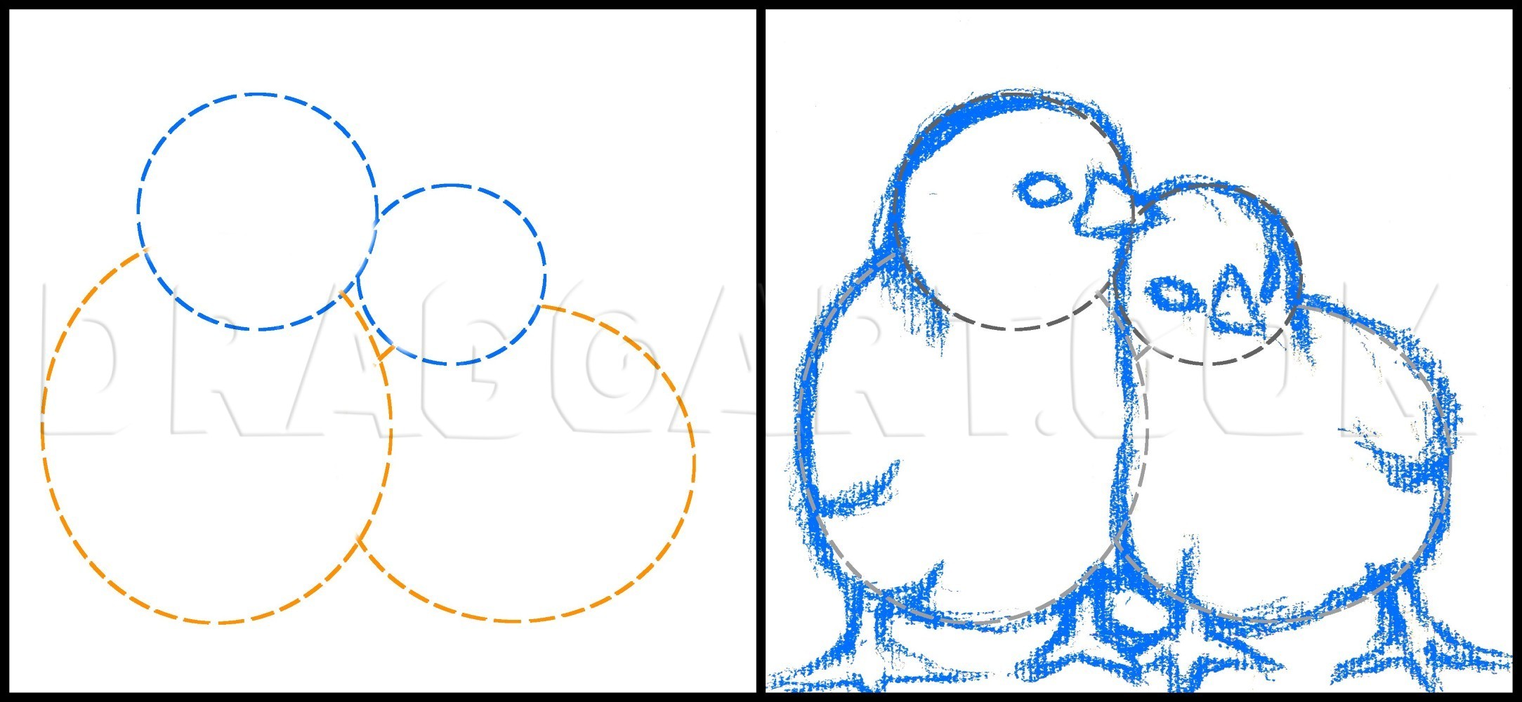 how to draw a baby chicken