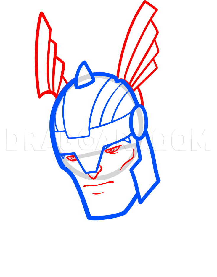 easy thor drawing